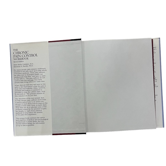 ⭐️ 4/$25 The Chronic Pain Control Workbook Second Edition Hardcover - Picture 4 of 8